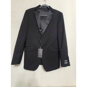 Wilke Rodriguez Blazer Suit Jacket Mens Size 40R  Black TUXEDO Modern Fit